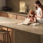 Caesarstone 8521 WildTaj kitchen